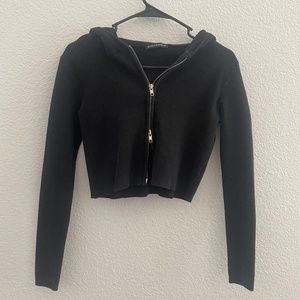 Brandy Melville black Arden hoodie